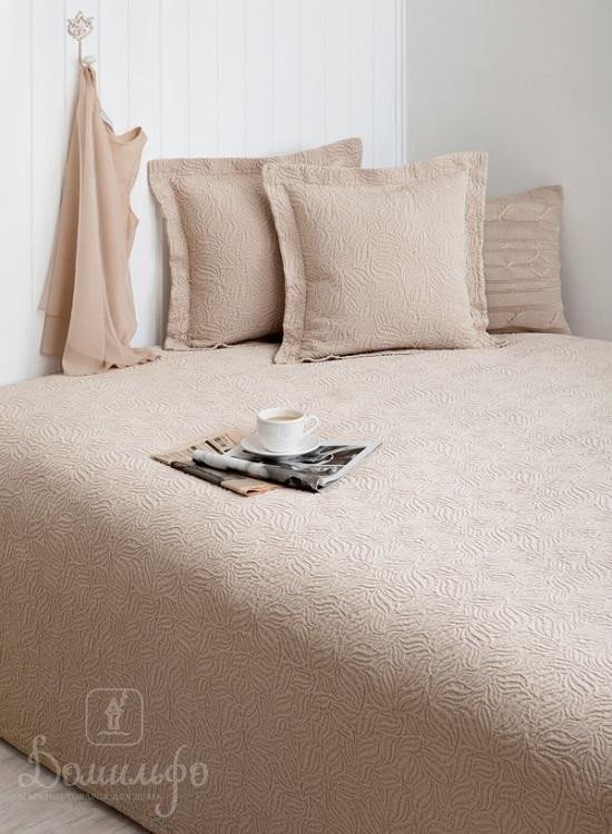 Покрывало LUXBERRY КАМЕННЫЙ ЦВЕТОК пудра 200х220